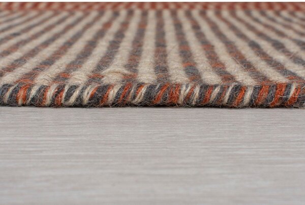 Oranžen volnen tekač Flair Rugs Anu, 60 x 200 cm