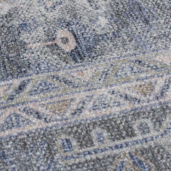 Zelen pralen tekač iz mešanice recikliranih vlaken 60x230 cm Windsor – Flair Rugs