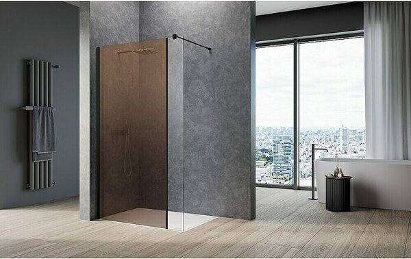 Camargue Meran Mix & Match Tuš stena W2 (Š x V: 20 x 200 cm, Prevlečena, Bronz)