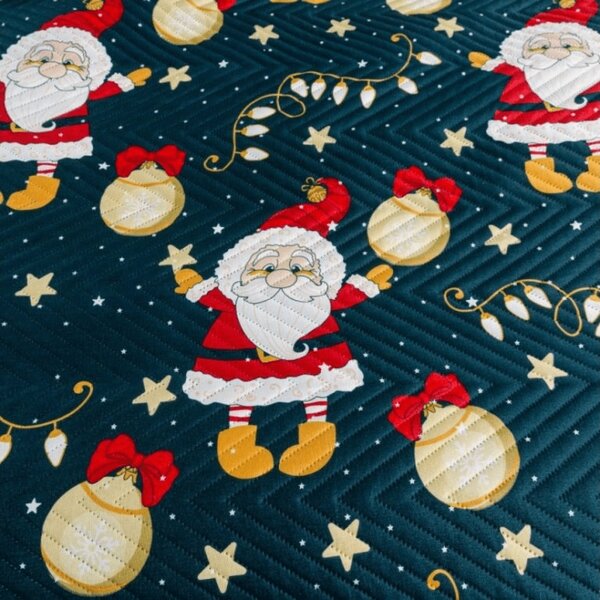 Pregrinjalo za posteljo SANTA, modro Dimenzije: 200 x 220 cm