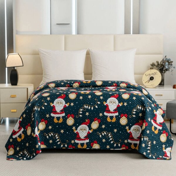 Pregrinjalo za posteljo SANTA, modro Dimenzije: 200 x 220 cm