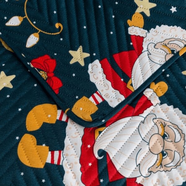 Pregrinjalo za posteljo SANTA, modro Dimenzije: 200 x 220 cm