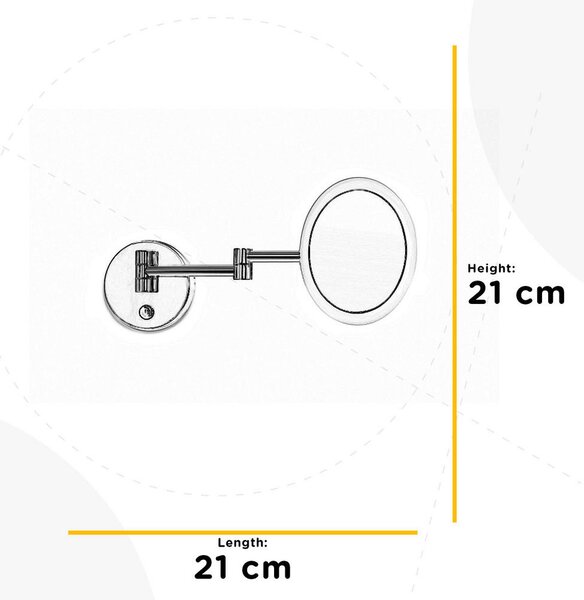 STENSKA SVETILKA ZA KOPALNICO 6155 RIM 21/21/21 cm 4000 K