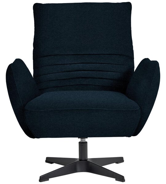 FOTELJ, temno modra tekstil