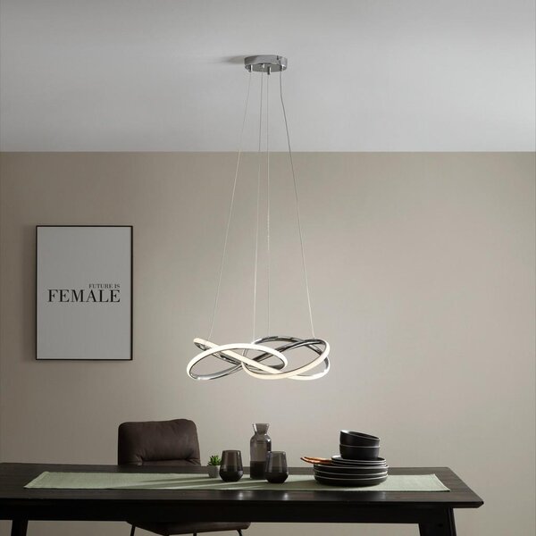 Premium Living Viseča Led-svetilka Lenore, Ø Ca. 60 Cm, 36 W