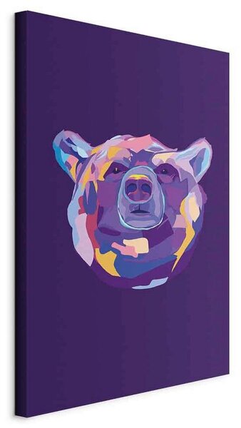 Artgeist Slika Na Platnu Colorful Bear