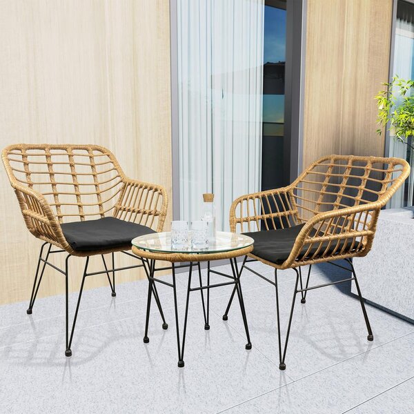 Gardenson Vrtni Set Ragali, Rjava, 3-Delno