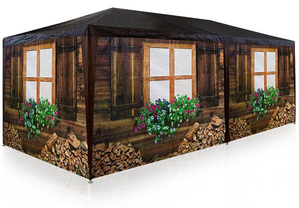 Paviljon za zabave OKTOBERFEST, 6x3m, večbarven Casaria