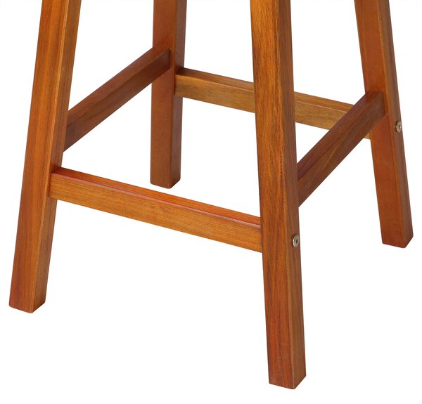 Barski stoli OSLO, 2 kosa, 34x76cm, naravno rjavo Casaria