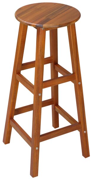 Barski stoli OSLO, 2 kosa, 34x76cm, naravno rjavo Casaria