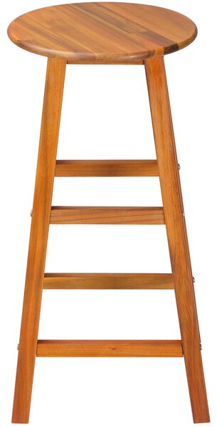 Barski stoli OSLO, 2 kosa, 34x76cm, naravno rjavo Casaria