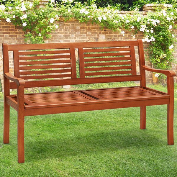 Vrtna klop MANUELA, 120x60x90cm, naravno rjava Casaria