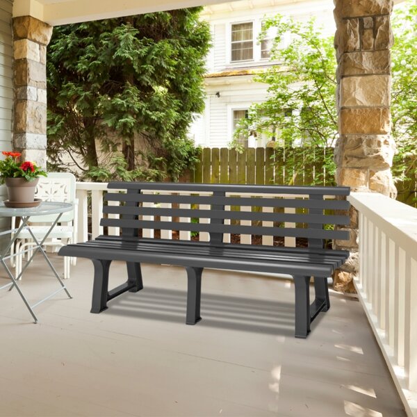 Vrtna klop ORCHIDEA, 145x49x74cm, antracit I.P.A.E-Progarden