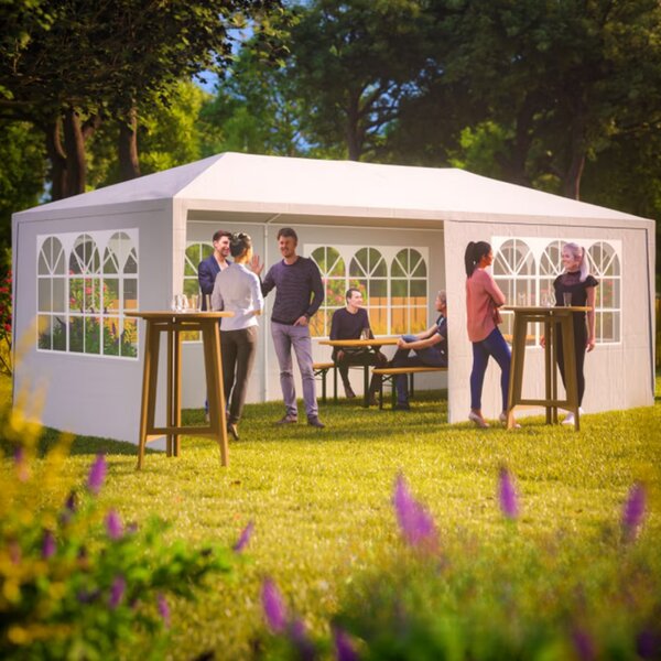 Paviljon za zabave NEAPOL, 3x6m, bel Jurhan