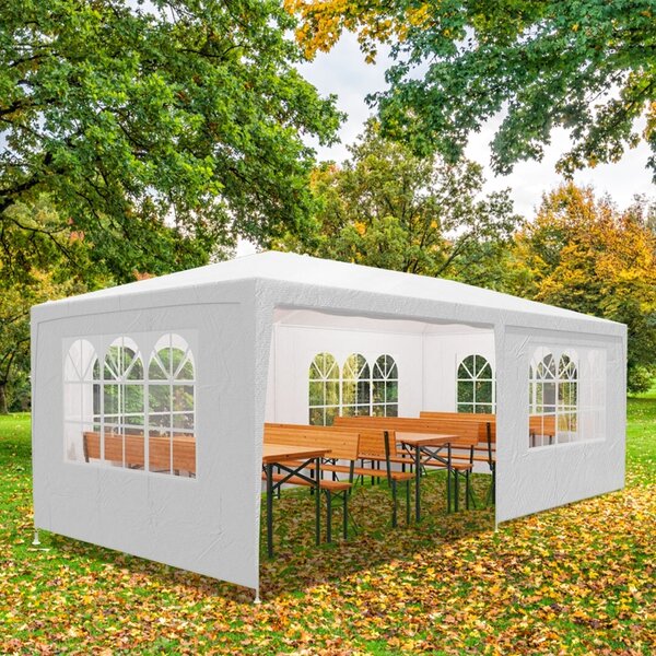 Paviljon za zabave NEAPOL, 3x6m, bel Jurhan