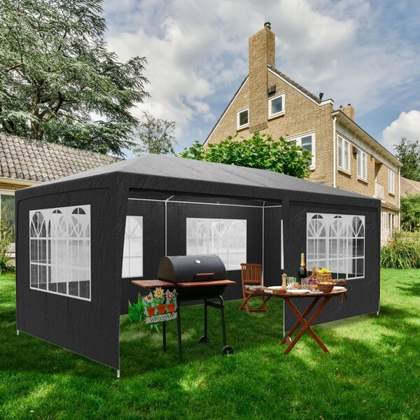Paviljon za zabave NEAPOL, 3x6m, antracit Jurhan