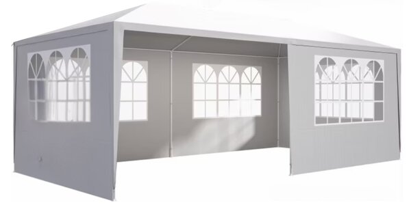 Paviljon za zabave NEAPOL, 3x6m, bel Jurhan