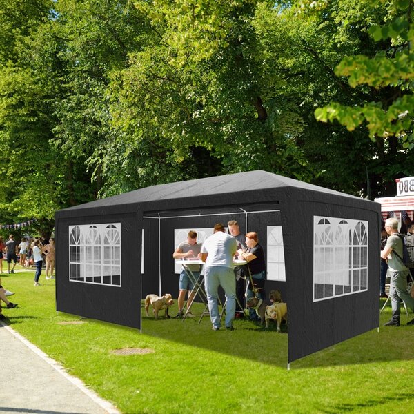 Paviljon za zabave NEAPOL, 3x6m, antracit Jurhan