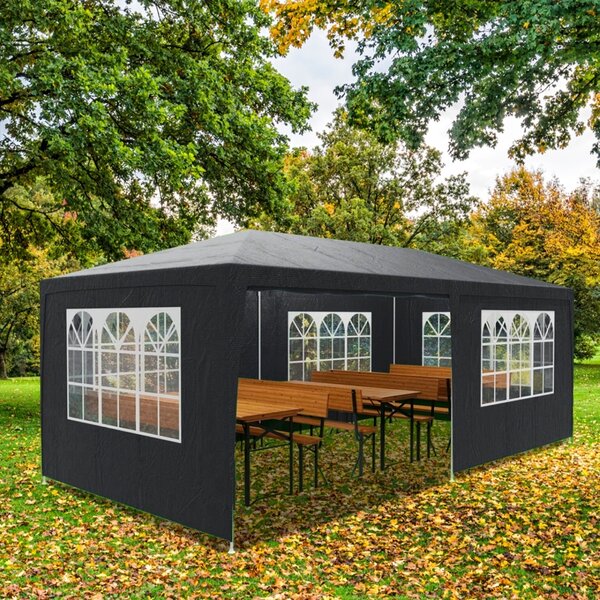 Paviljon za zabave NEAPOL, 3x6m, antracit Jurhan