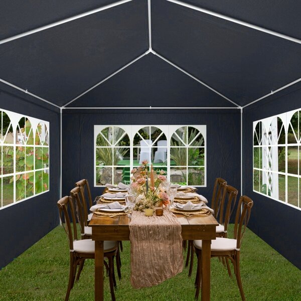 Paviljon za zabave NEAPOL, 3x6m, antracit Jurhan