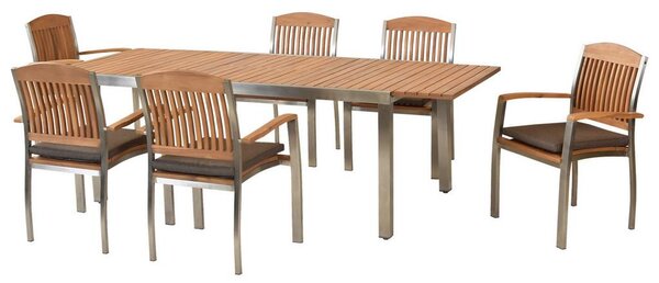 Gardenson Vrtni Set Keros, 7-Delni, Z Blazinami