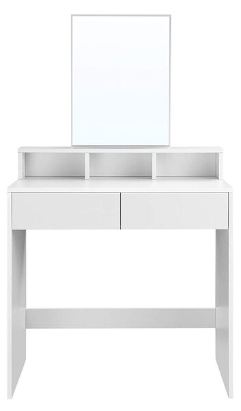 Toaletna mizica VANESA, 80x40x140cm, bela Vasagle