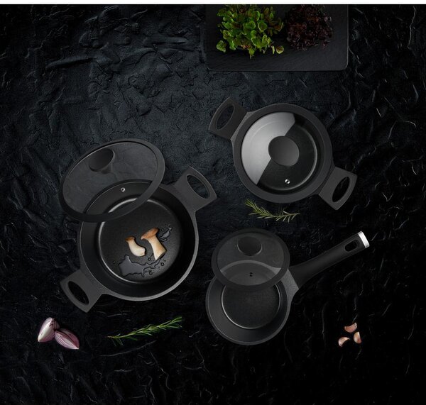 Gourmesto Set Posod Black Line