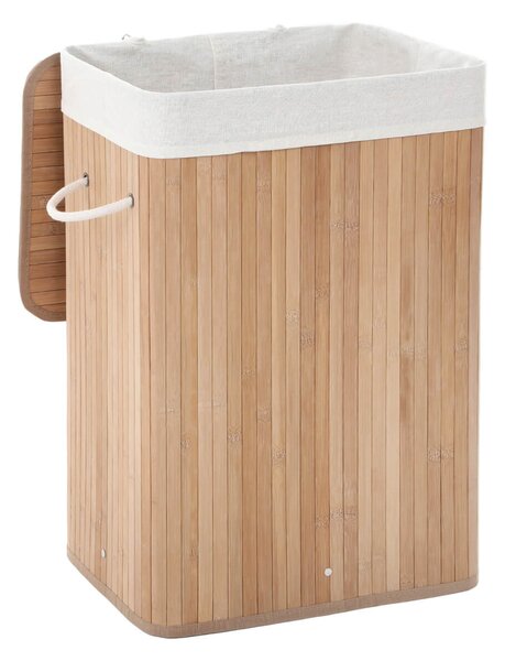 Bambusova košara za perilo DORA, 72 l, naravno rjava SongmicsHome
