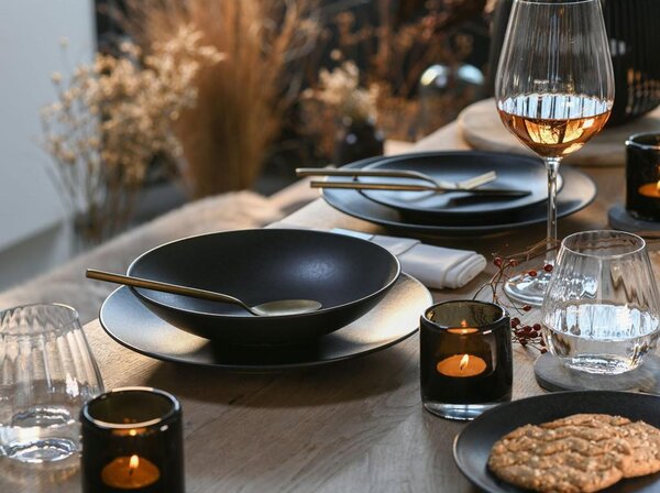 Creatable Kombinirani Servis Soft Touch Black, 20-Delni