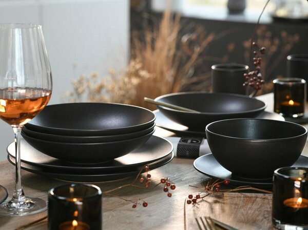Creatable Kombinirani Servis Soft Touch Black, 20-Delni