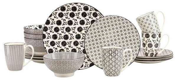 Creatable Kombinirani Servis New Style Black, 16-Delni