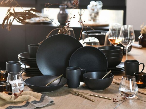 Creatable Kombinirani Servis Soft Touch Black, 20-Delni