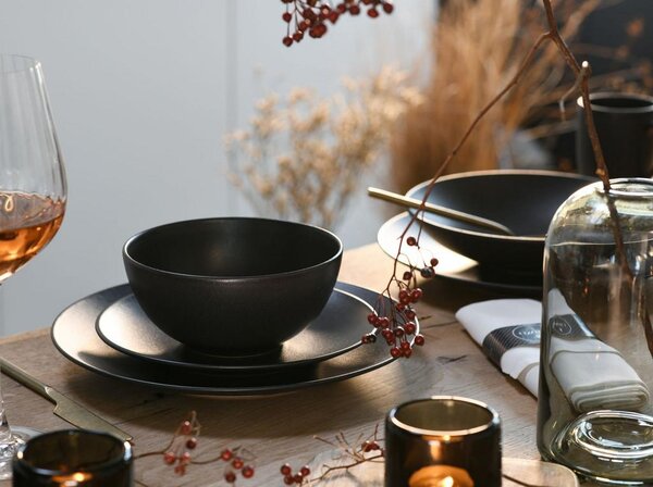 Creatable Kombinirani Servis Soft Touch Black, 20-Delni