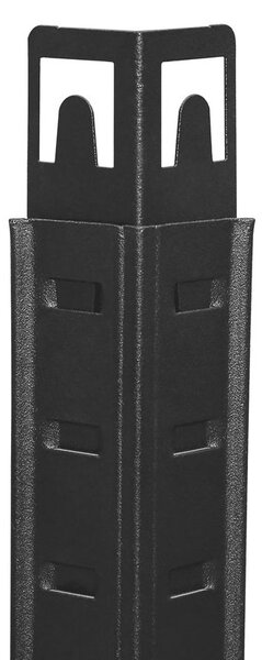 Polični regal DUSTY, 5 polic, maks. 650kg, črn/rjav SongmicsHome