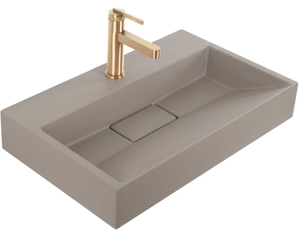 Konglomeratni umivalnik Rea GOYA 60CM Taupe