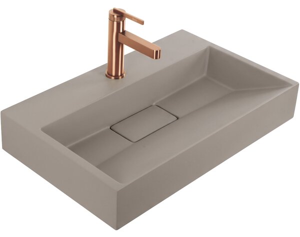 Konglomeratni umivalnik Rea GOYA 60CM Taupe