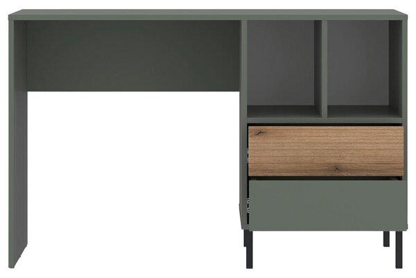 Modern Living Pisalna Miza Pozzi, Zelena, Barva Hrasta