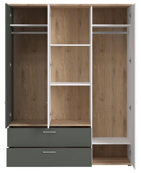 Modern Living Omara S Klasičnimi Vrati Twenty, Bela, Barva Grafita