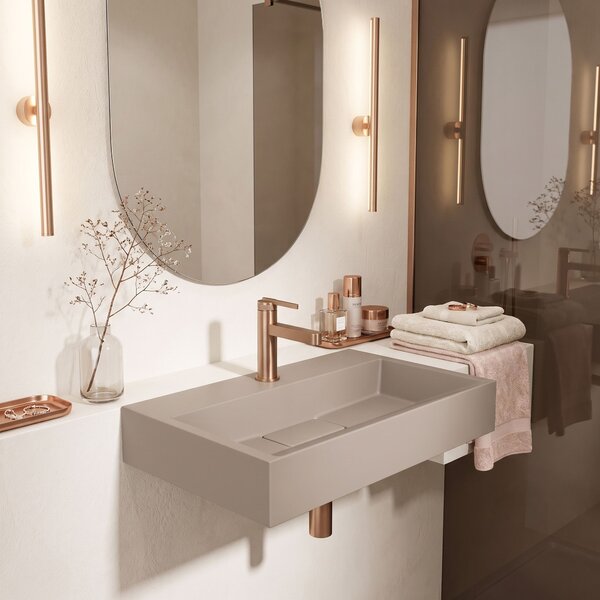 Konglomeratni umivalnik Rea GOYA 50CM Taupe