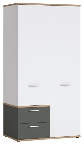 Modern Living Omara S Klasičnimi Vrati Twenty, Bela, Barva Grafita