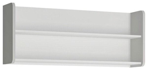 Premium Living Stenska Polica Flexi, Bela, Siva