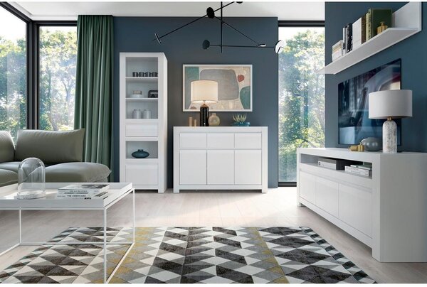 Premium Living Tv-element Novi, Bela Mat