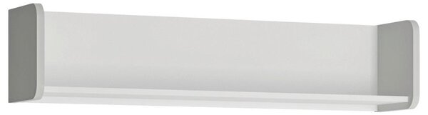 Premium Living Stenska Polica Flexi, Bela, Siva