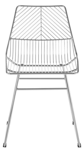 Kovinski jedilni stol v srebrni barvi District – Premier Housewares