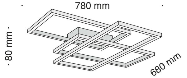 MAYTONI Stropna Svetilka Line