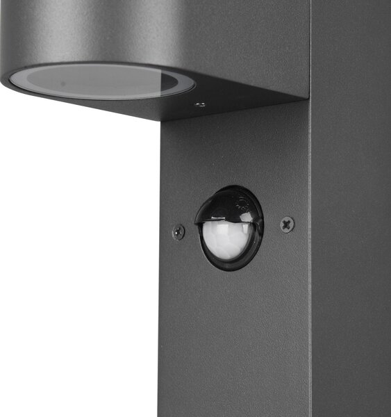 Trio Lighting Svetilo na podstavku Roya, senzor gibanja, antracit, zatemnjen, Črna, Kovina, Sodobni