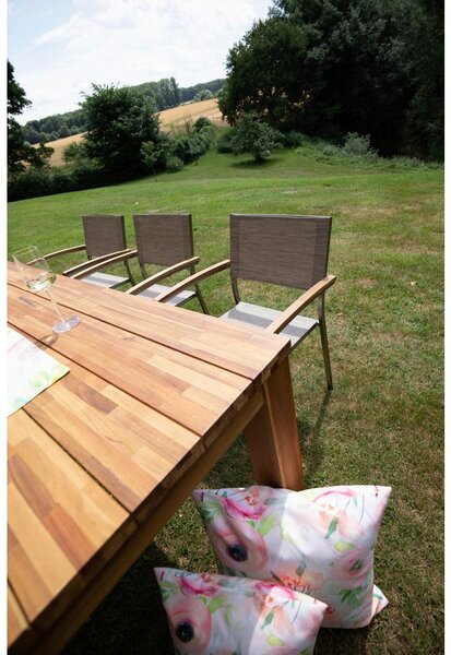 Gardenson Vrtna Garnitura Skye, 7-Delni Set, Zložljivi Stoli