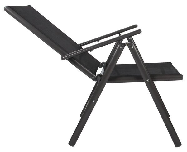 Gardenson Set Zložljivih Vrtnih Stolov Rona, Antracit, 4 Kos