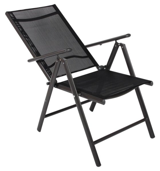 Gardenson Set Zložljivih Vrtnih Stolov Rona, Antracit, 4 Kos