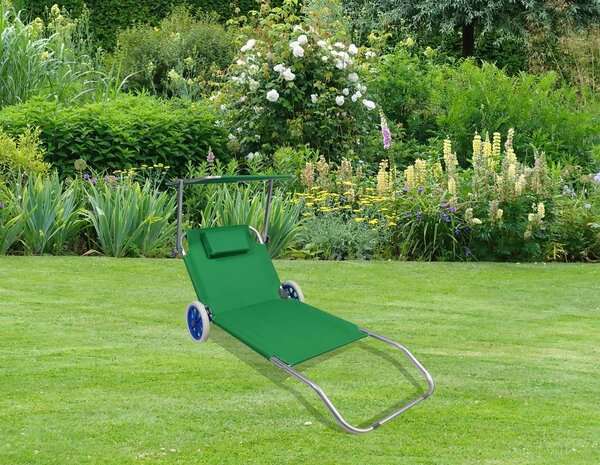 Gardenson Vrtni Ležalnik Bindox, Zelena